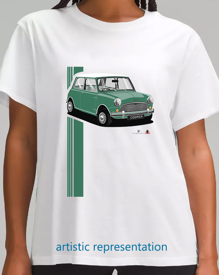 Mini Cooper Mk1 in Green T Shirt