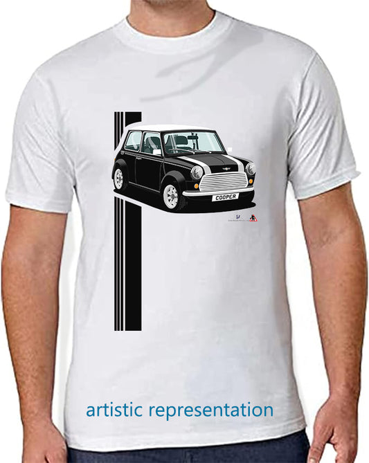 Mini Cooper Mk7 in Black T Shirt