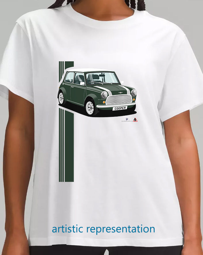 Mini Cooper Mk7 in Green T Shirt