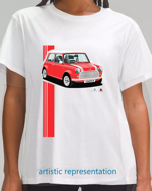 Mini Cooper Mk7 in Red T Shirt