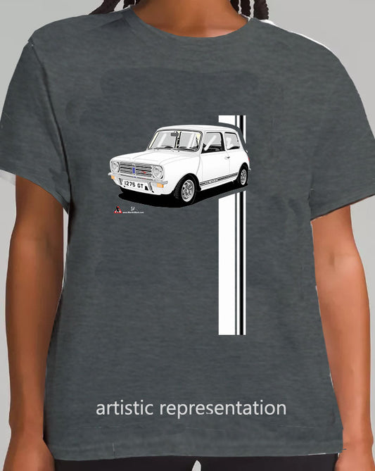 Mini 1275GT in White T Shirt