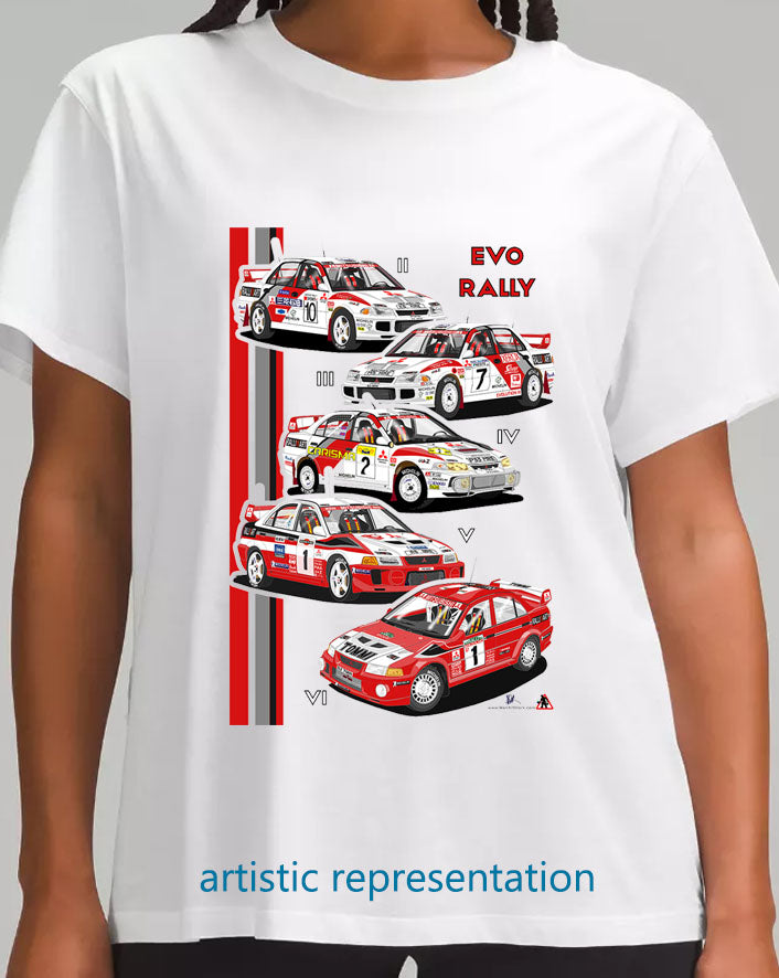 Mitsubishi Evo Rally T Shirt