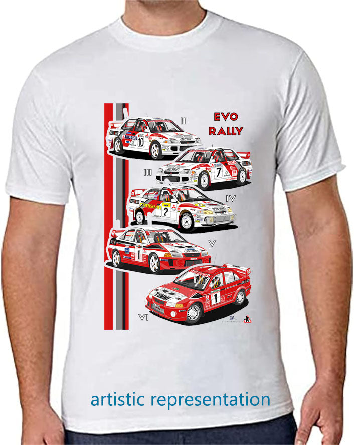 Mitsubishi Evo Rally T Shirt