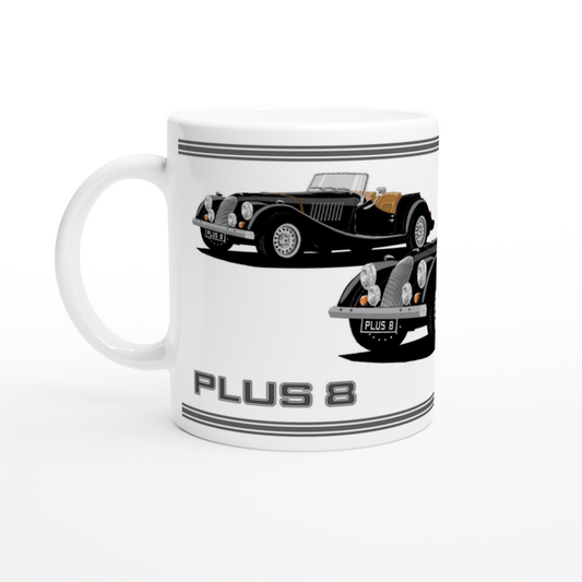 Morgan Plus 8 in Black  Art Mug