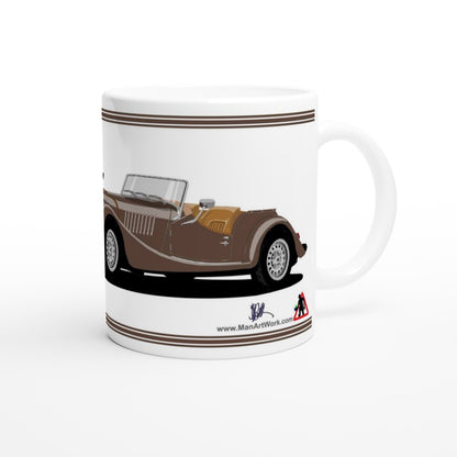 Morgan Plus 8 in Brown  Art Mug