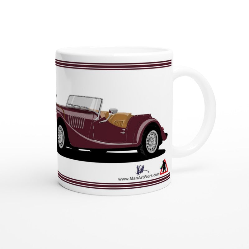 Morgan Plus 8 in Burgundy  Art Mug