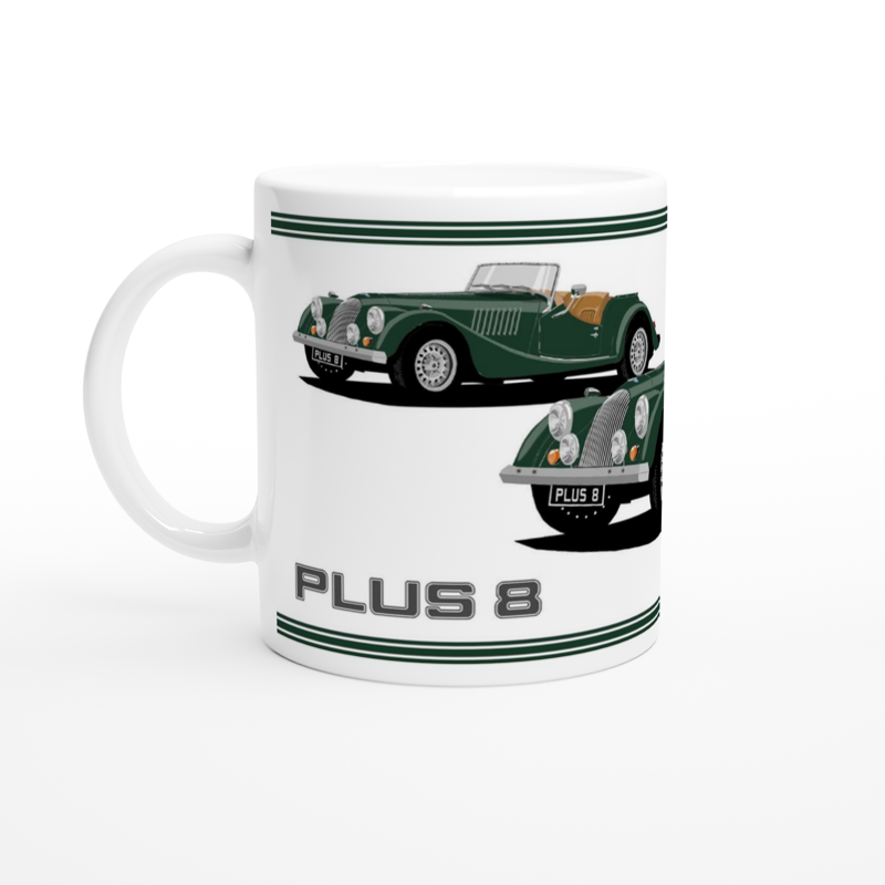 Morgan Plus 8 in Green  Art Mug