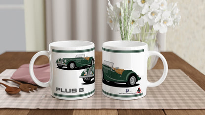 Morgan Plus 8 in Green  Art Mug