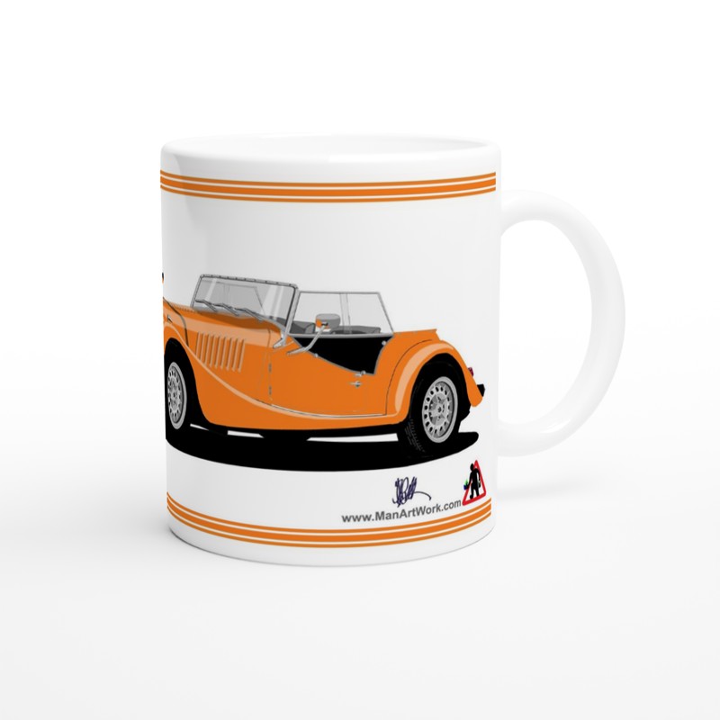 Morgan Plus 8 in Orange  Art Mug