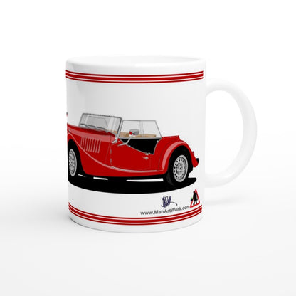 Morgan Plus 8 in Red  Art Mug