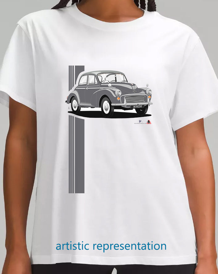 Morris Minor 2dr Gray T Shirt