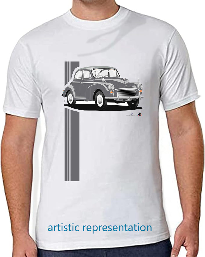 Morris Minor 2dr Gray T Shirt