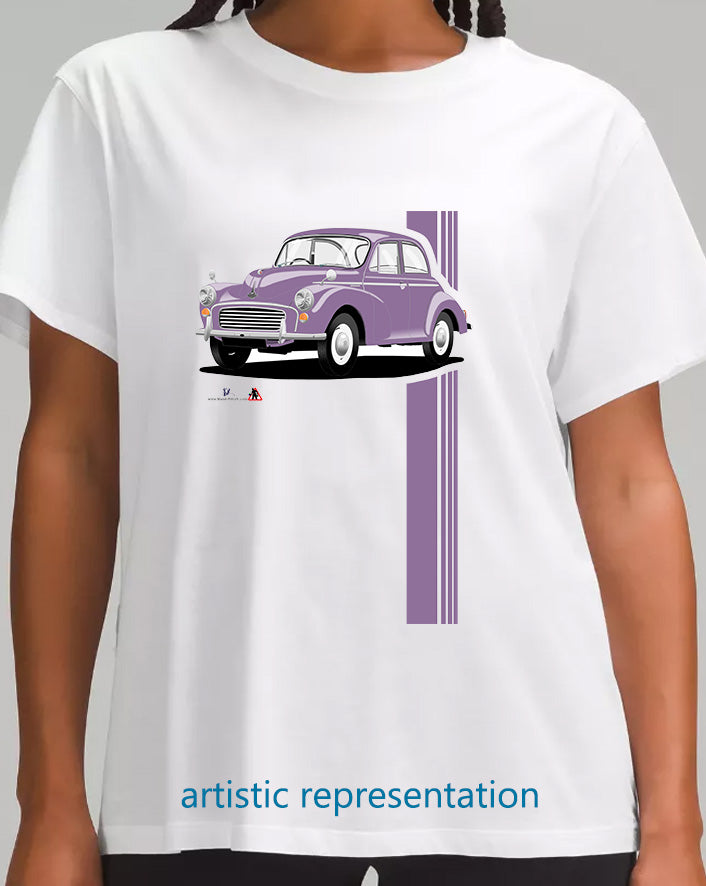 Morris Minor 2dr Lilac T Shirt