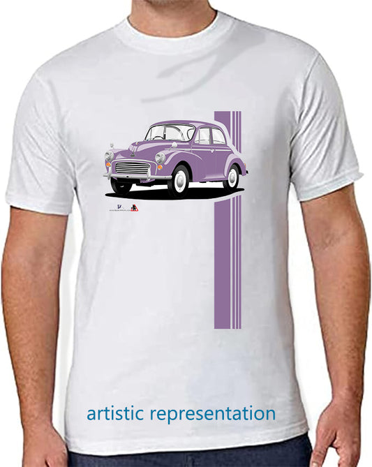 Morris Minor 2dr Lilac T Shirt