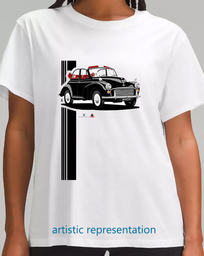 Morris Minor 1000 convertible in Black T Shirt