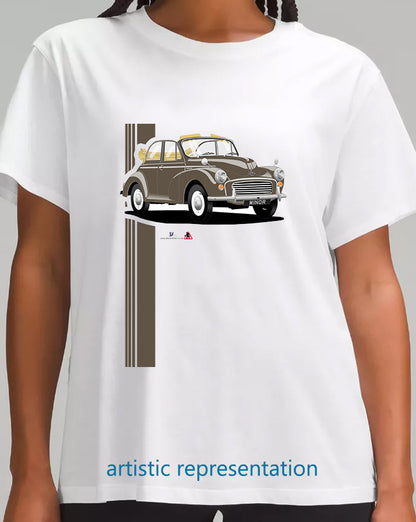 Morris Minor 1000 convertible in Brown T Shirt