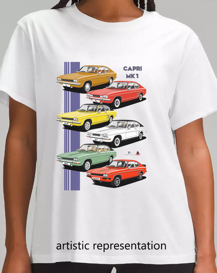 Ford Capri Mk1 Art T Shirt