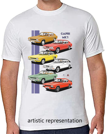 Ford Capri Mk1 Art T Shirt