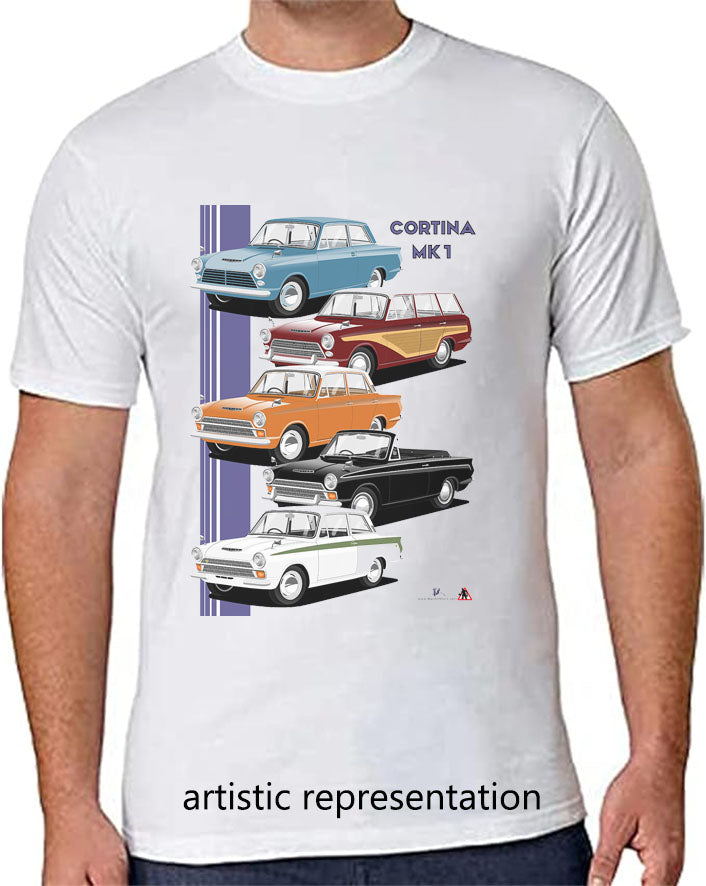 Ford Cortina Mk1 Art T Shirt