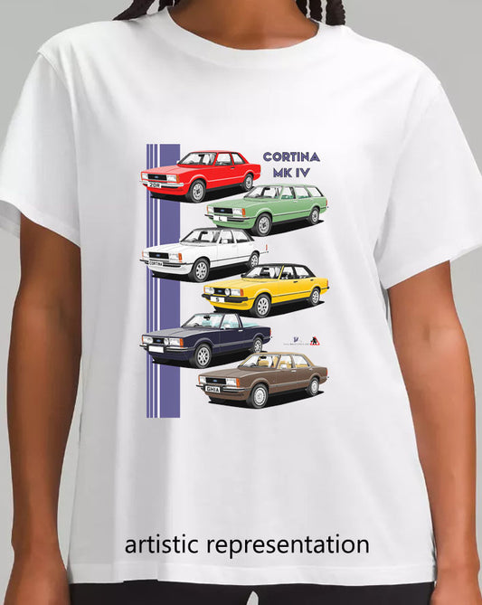 Ford Cortina Mk4 Art T Shirt