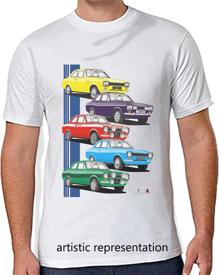 Ford Escort Mk1 Art T Shirt