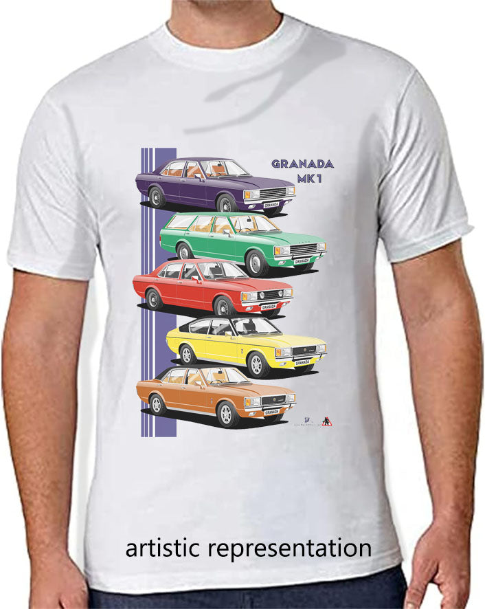 Ford Granada Mk1 Art T Shirt