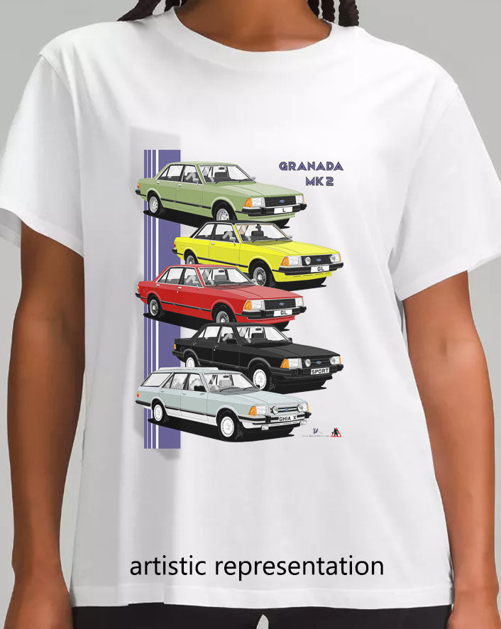 Ford Granada Mk2 Art T Shirt