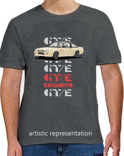 Opel Manta B2 Coupe Exclusive in Gold Art T Shirt