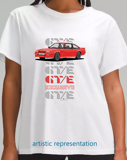 Opel Manta B2 Coupe Exclusive in Red Art T Shirt