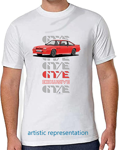 Opel Manta B2 Coupe Exclusive in Red Art T Shirt