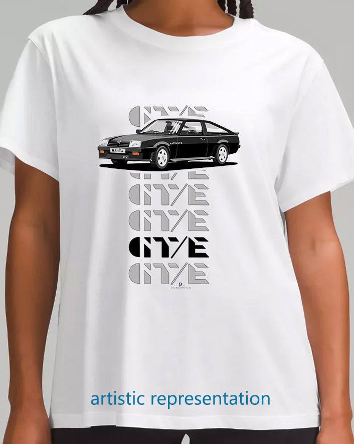 Opel Manta B2 Sportshatch GTE in Black Art T Shirt