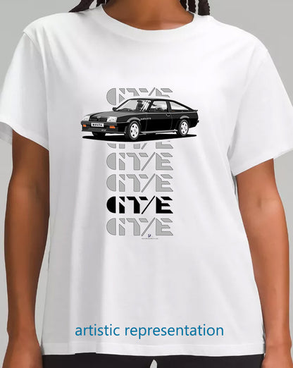 Opel Manta B2 Sportshatch GTE in Black Art T Shirt