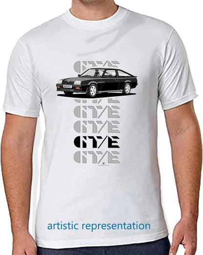 Opel Manta B2 Sportshatch GTE in Black Art T Shirt