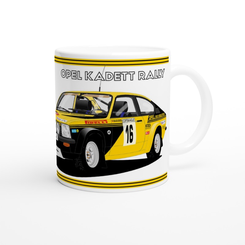 Opel Kadett GTE Rally Car Mug 