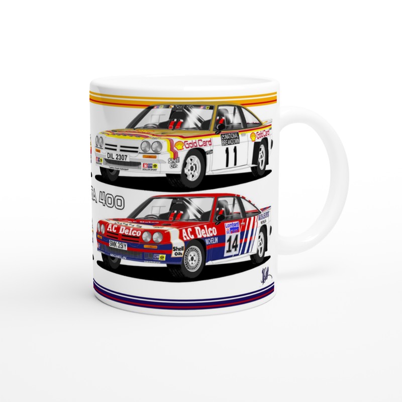 Opel Manta 400 Rally Car Mug 