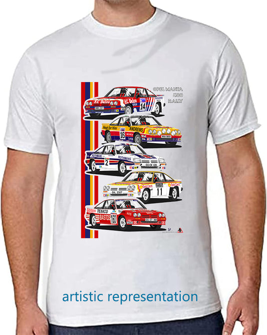 Opel Manta 400 Rally T Shirt