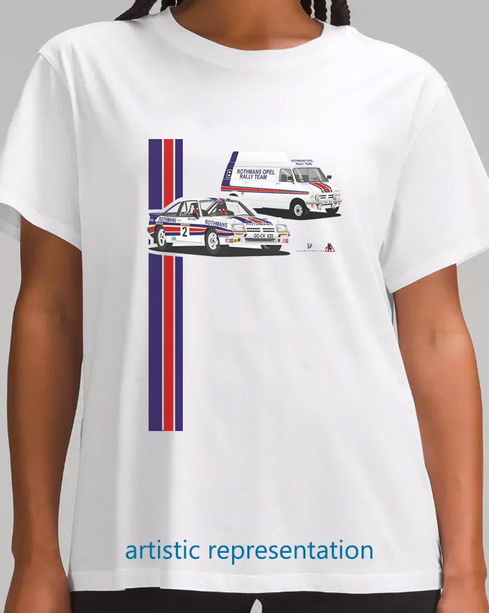 Opel Manta 400 Rothmans Rally T Shirt