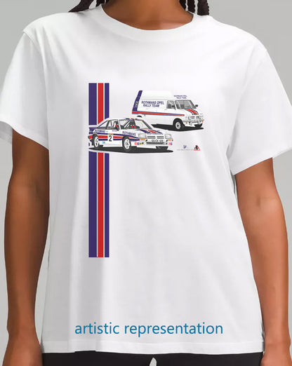 Opel Manta 400 Rothmans Rally T Shirt