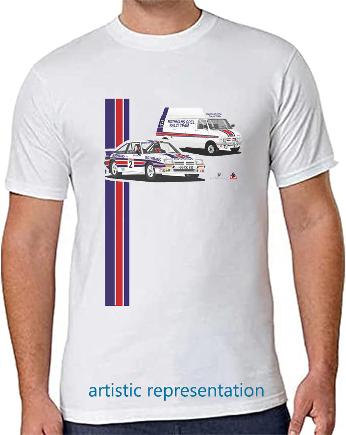 Opel Manta 400 Rothmans Rally T Shirt