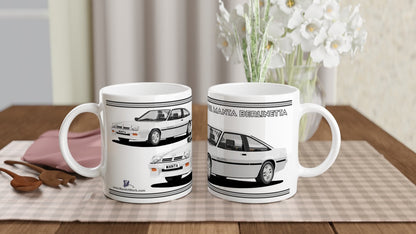 Opel Manta B2 Coupe Berlinetta Art Mug in Silver