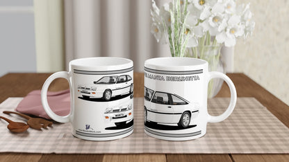 Opel Manta B2 Coupe Berlinetta Art Mug in White