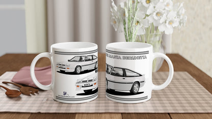 Opel Manta B2 Sportshatch Berlinetta Art Mug in Silver