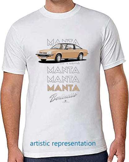 Opel Manta B Coupe Berlinetta in Bronze Art T Shirt