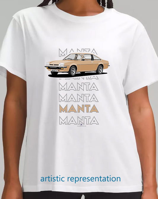 Opel Manta B Coupe in Bronze Art T Shirt