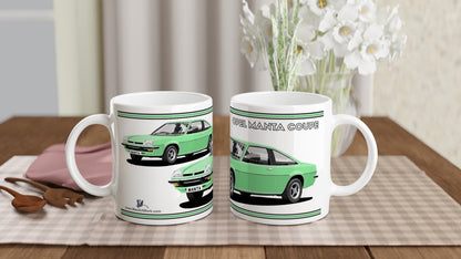 Opel Manta B Coupe in Green Art Mug