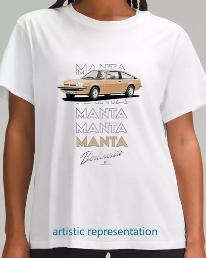Opel Manta B Sportshatch Berlinetta in Bronze Art T Shirt