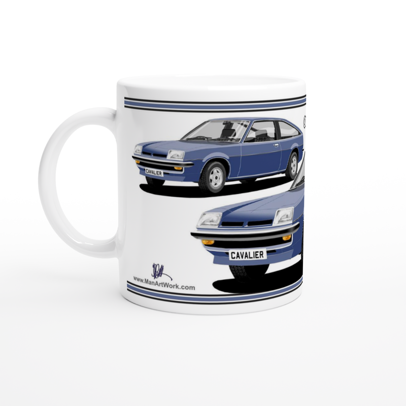 Opel Manta B Sportshatch Berlinetta in Dark-Blue Art Mug