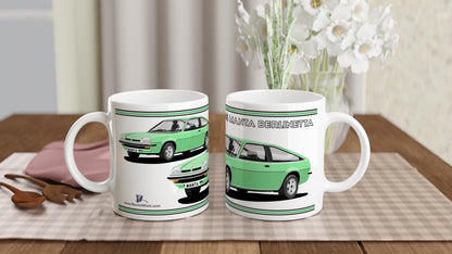 Opel Manta B Sportshatch Berlinetta in Green Art Mug