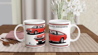 Opel Manta B Sportshatch Berlinetta in Red Art Mug