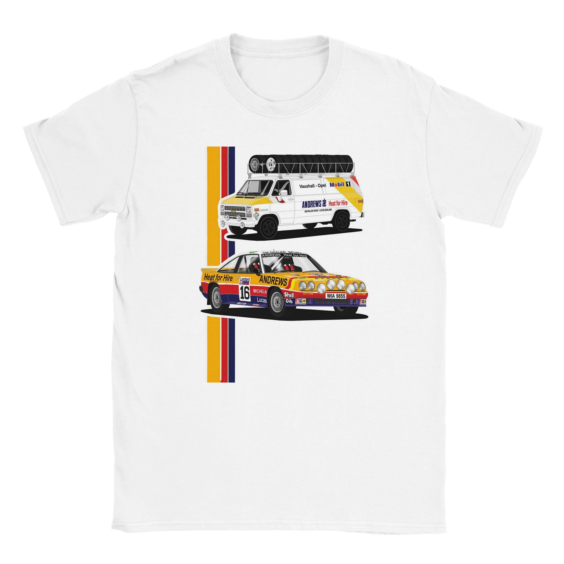 Opel Manta 400 Rally Andrews with GMC Van T Shirt